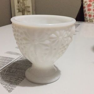 Avon Milk glass footed bowl/cup.